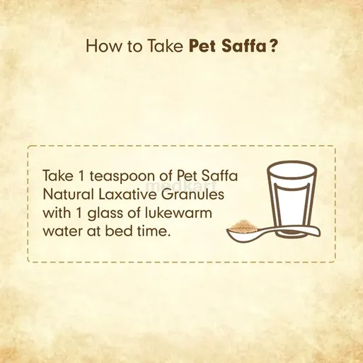 pet saffa natural laxative granules 120 gm